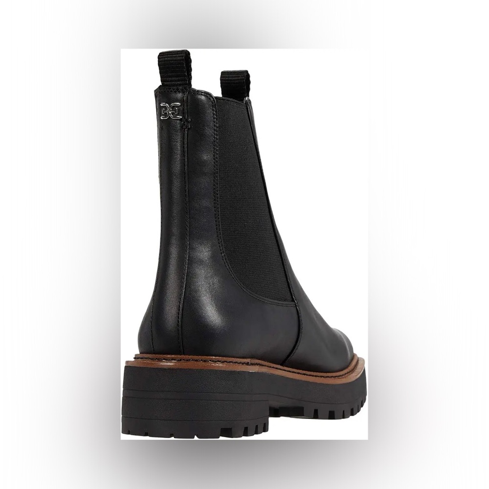 Sam Edelman Laguna Black Leather Weatherproof Chelsea Boot 7.5 - Picture 13 of 13